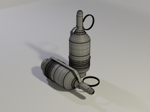 Grenade-khattabka VOG-25 3D Модель