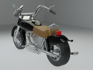 Motorcycle 3D 模型