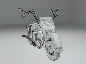 Motorcycle 3D 模型