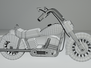 Motorcycle 3D 模型
