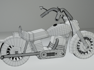 Motorcycle 3D 模型