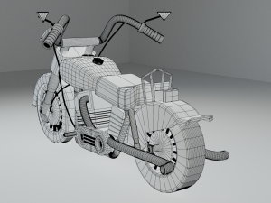 Motorcycle 3D 模型