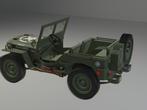 Willys MB Modèle 3D