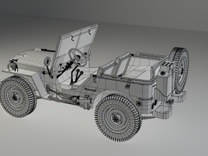 Willys MB Modèle 3D