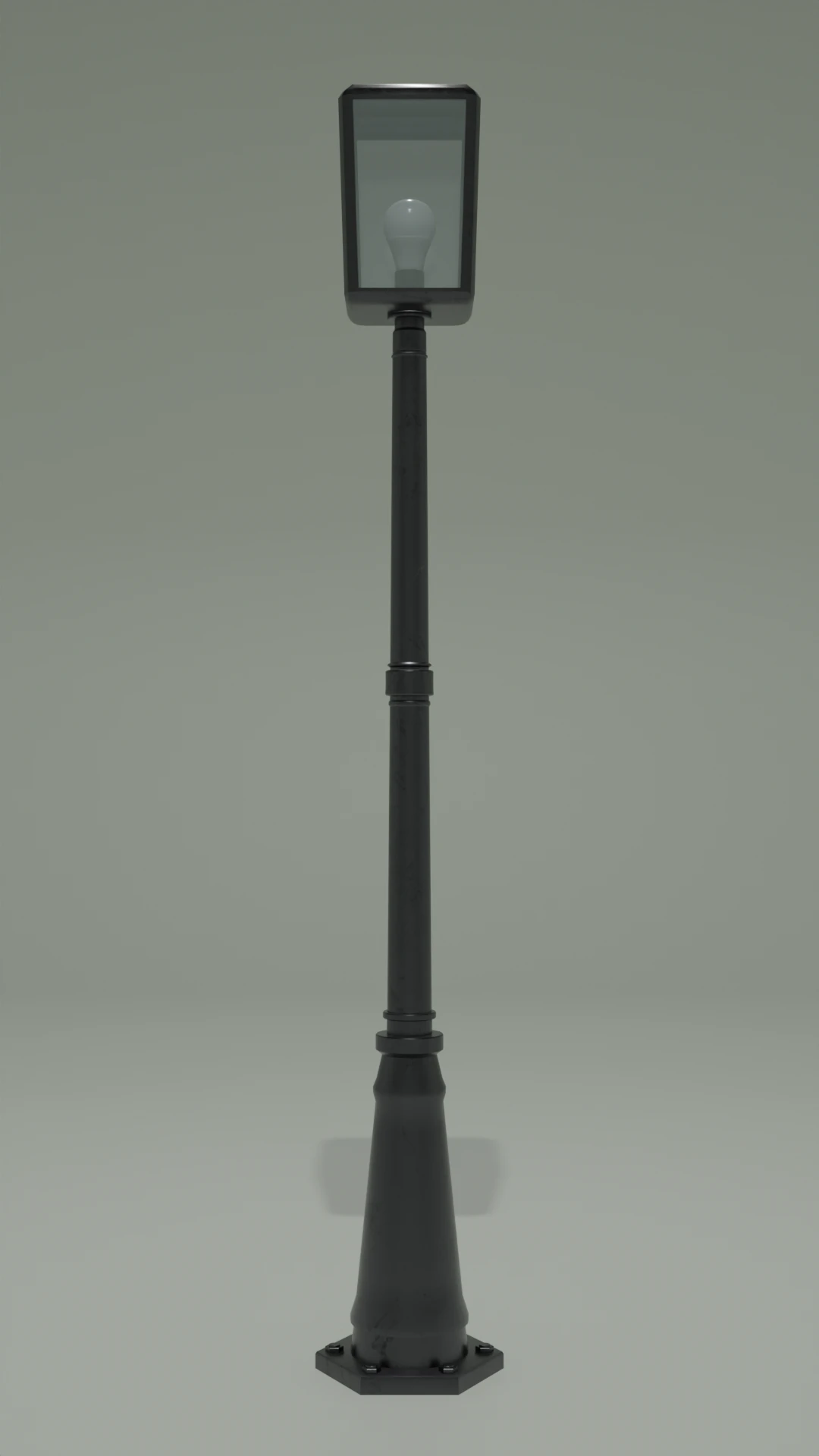 Lamppost 3D Model .c4d .max .obj .3ds .fbx .stl .blend 