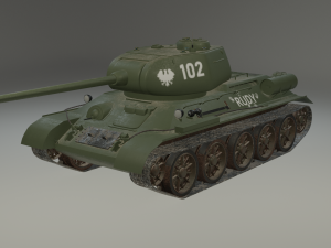 T-34-85 RUDY 3D Модель