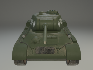 T-34-85 RUDY Model 3D