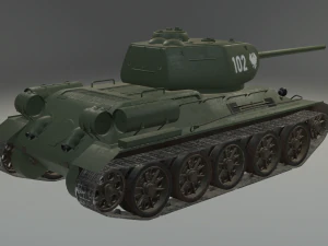 T-34-85 RUDY 3D Model