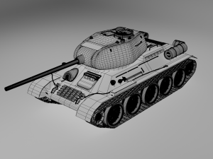 T-34-85 RUDY Model 3D