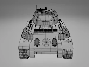 T-34-85 RUDY 3D Model