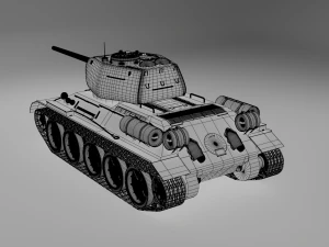 T-34-85 RUDY 3D Model
