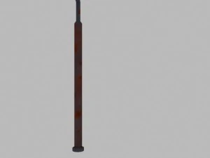 rust street light 3D Model