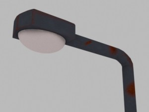 rust street light 3D Model
