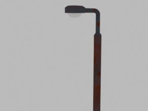 rust street light 3D Model