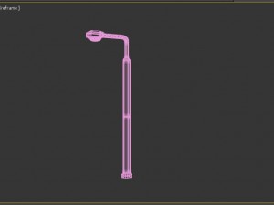 rust street light 3D Model