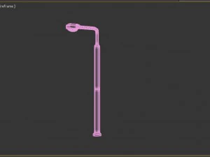 rust street light 3D Model