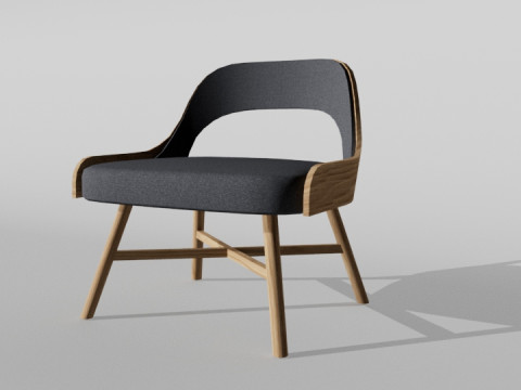 Wood Chair 3D-Modell