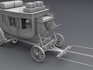 carriage Model 3D