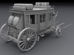 carriage Model 3D