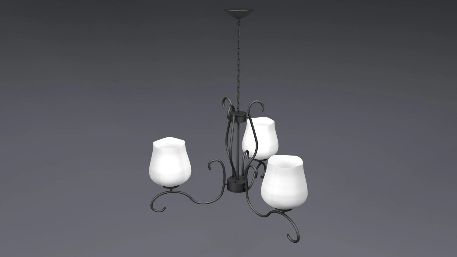 simple ceiling lamp 3D Model .c4d .max .obj .3ds .fbx .stl .blend 