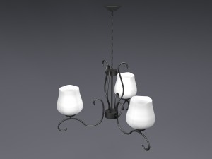 simple ceiling lamp 3D Model