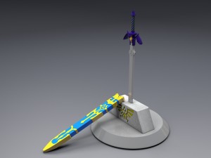 master sword the legend of zelda 3D मॉडल