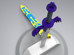 master sword the legend of zelda 3D Model
