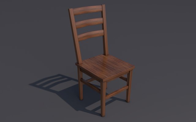 chair 3D Модель .c4d .max .obj .3ds .fbx .stl .blend 
