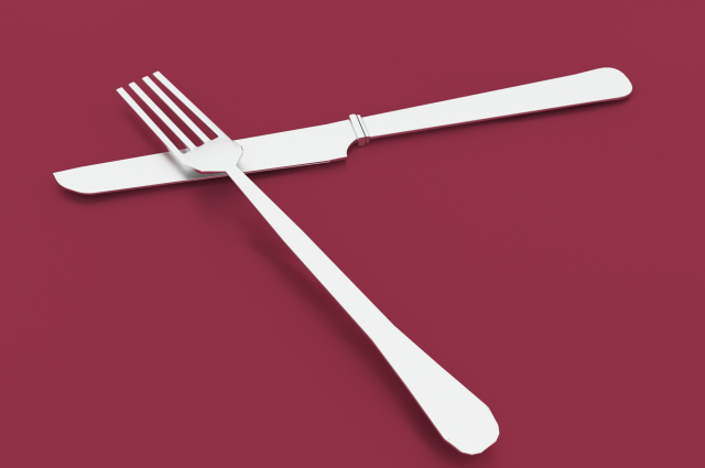 fork and knife Modello 3D .c4d .max .obj .3ds .fbx .stl .blend 