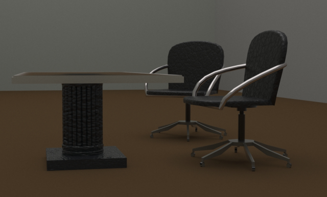table and chaires 3D Model .c4d .max .obj .3ds .fbx .stl .blend 
