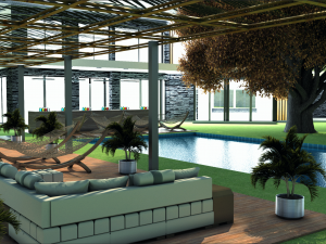 villa 3D Model