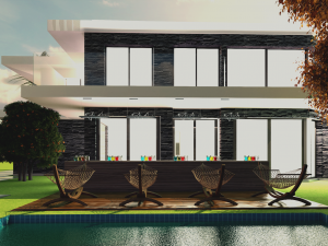 villa 3D Model