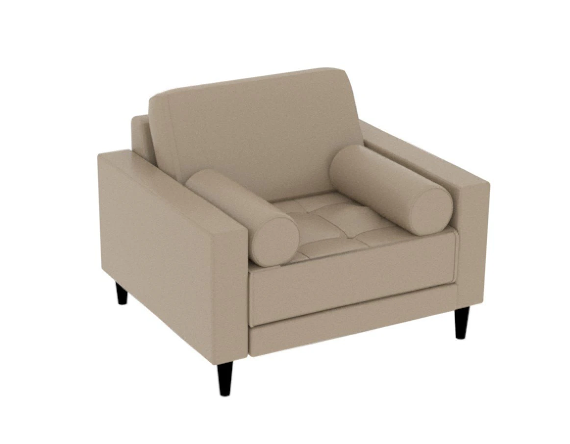 canap&eacute; 3 Modelo 3D .c4d .max .obj .3ds .fbx .stl .blend 