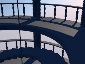 Antique tower Model 3D