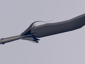 double bladed Modèle 3D