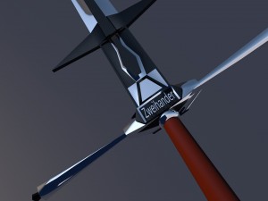 Sword - zweihander txtur Modelo 3D