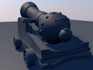 Cannon Modèle 3D