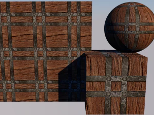 질감 - 메탈우드 CG 텍스쳐