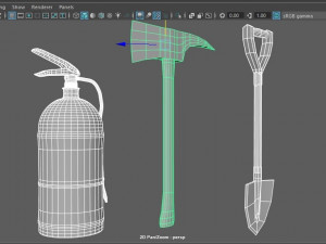 fireman kit 3D 模型