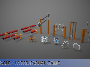 Obstacle for Game hyper casual Low-poly Modelo 3D