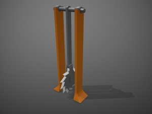 Obstacle for Game hyper casual Low-poly Modelo 3D