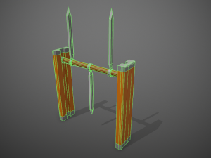 Obstacle for Game hyper casual Low-poly Modelo 3D