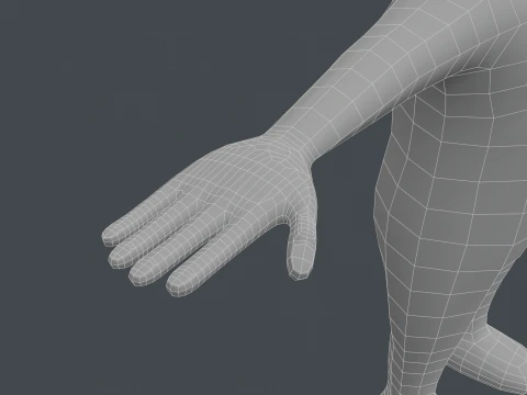 Conjunto de Roupas - Jogo Hipercasual - Stickman T-pose Modelo 3D