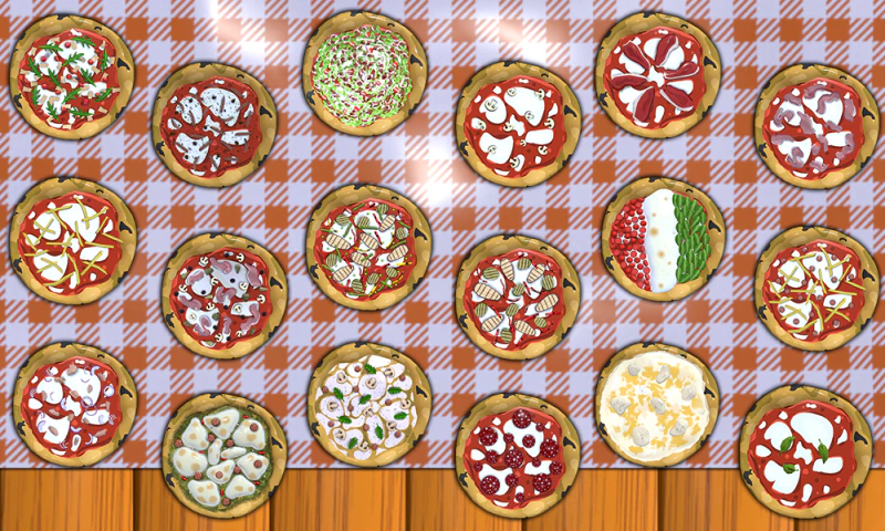 Collection Pizza - 18 Pizze stylis&eacute;es Modèle 3D .c4d .max .obj .3ds .fbx .stl .blend 