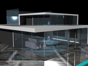 glass house 3D Model