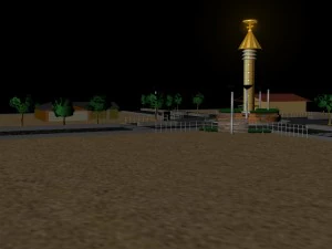 road roundabout 3D Model