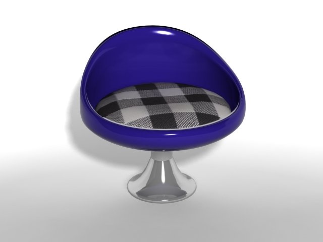 chair 3D Model .c4d .max .obj .3ds .fbx .stl .blend 