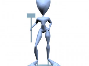 ragazzagatto Modello di stampa 3D