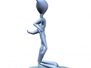 девочкакошка 3D Принт Модель