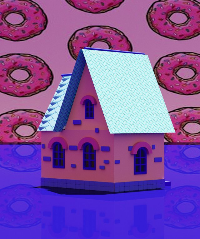 house 3D मॉडल .c4d .max .obj .3ds .fbx .stl .blend 